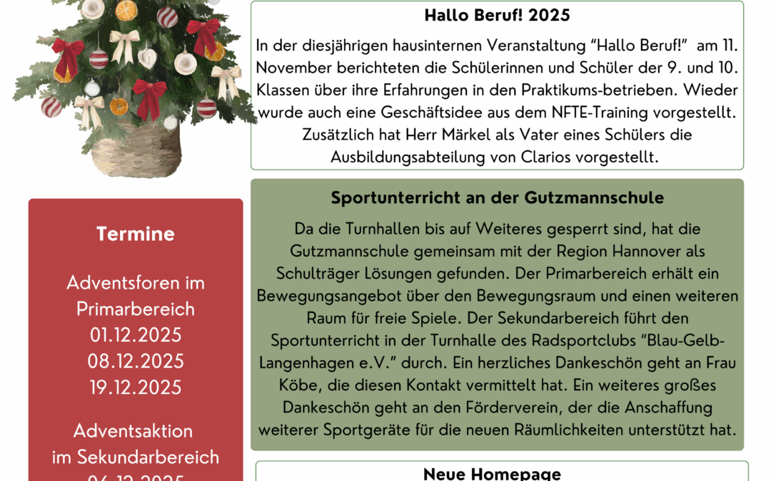 Newsletter Dezember 2025