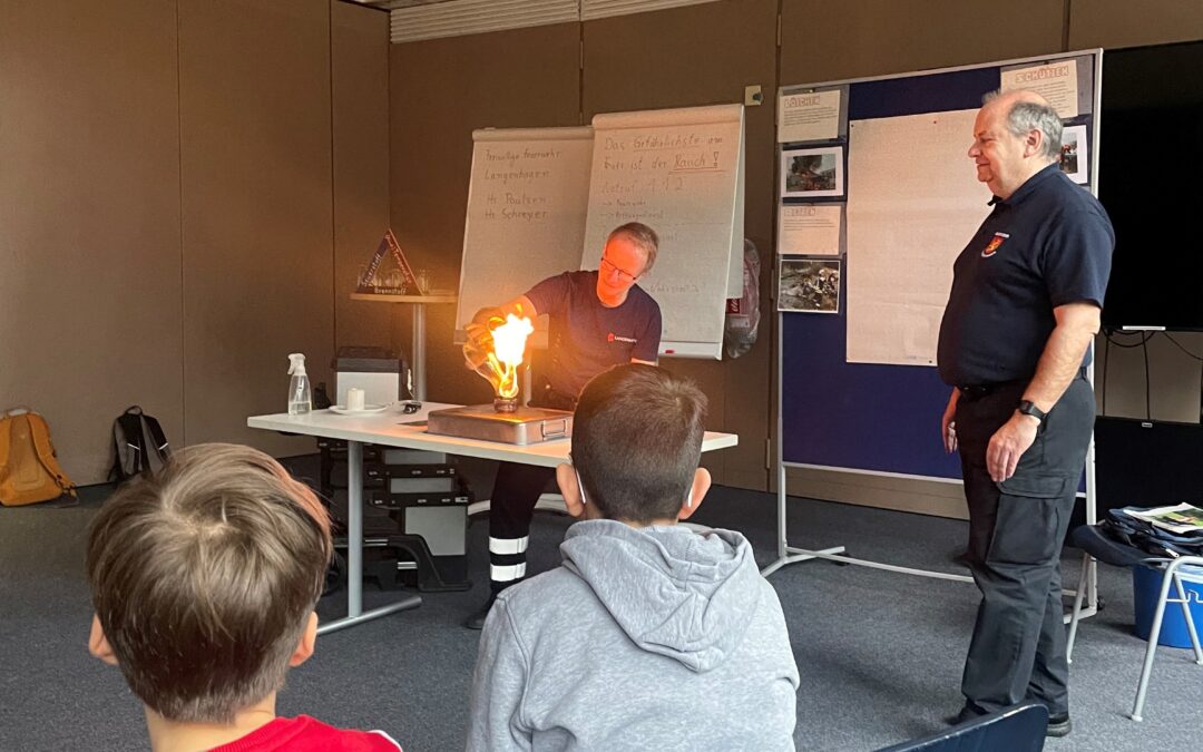 Feuerwehr in der Gutzmannschule