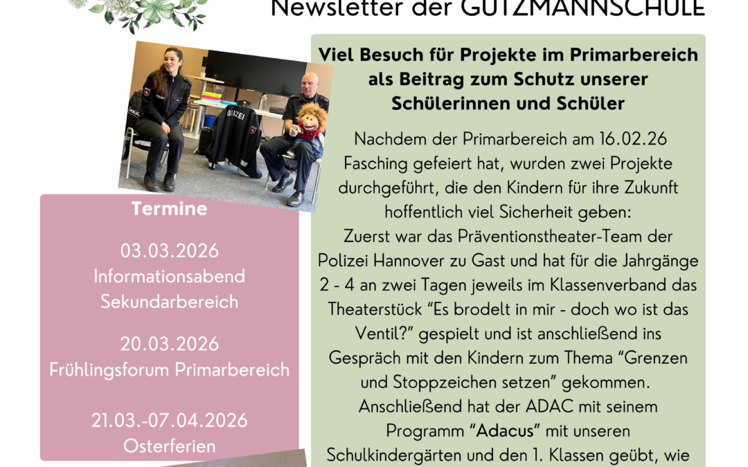 Newsletter März 2026