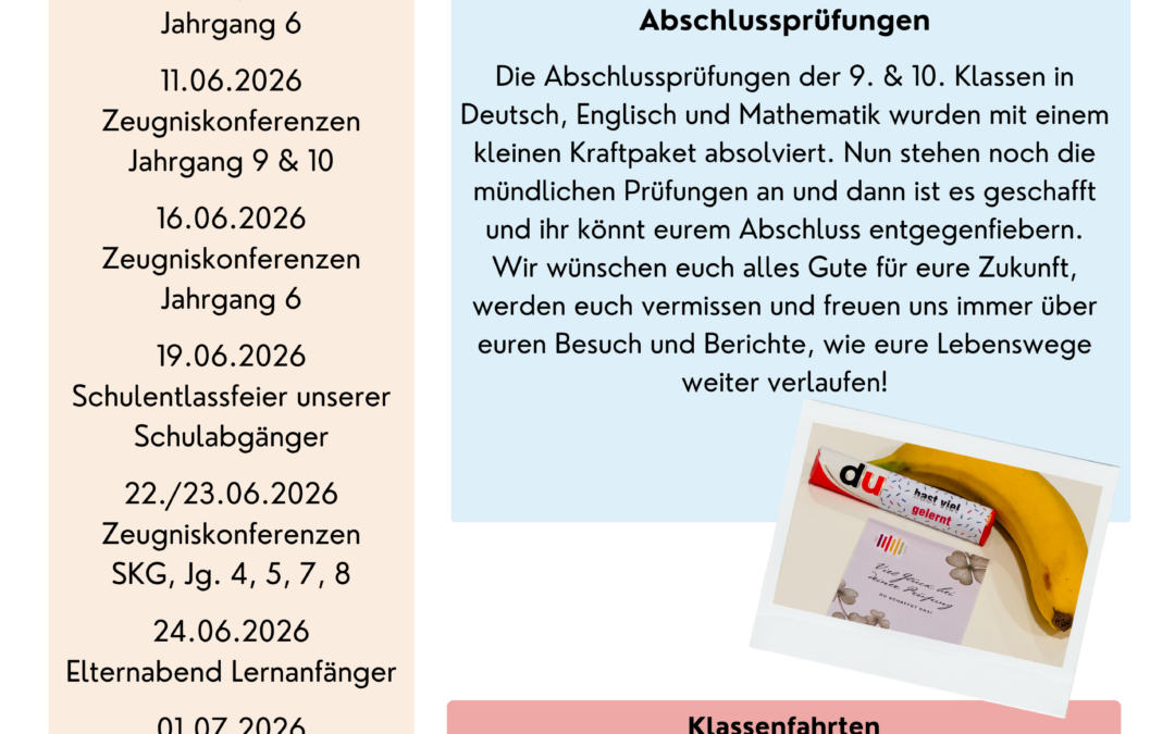 Newsletter Juni & Juli 2026