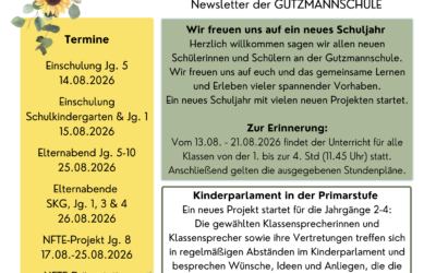 Newsletter August 2026